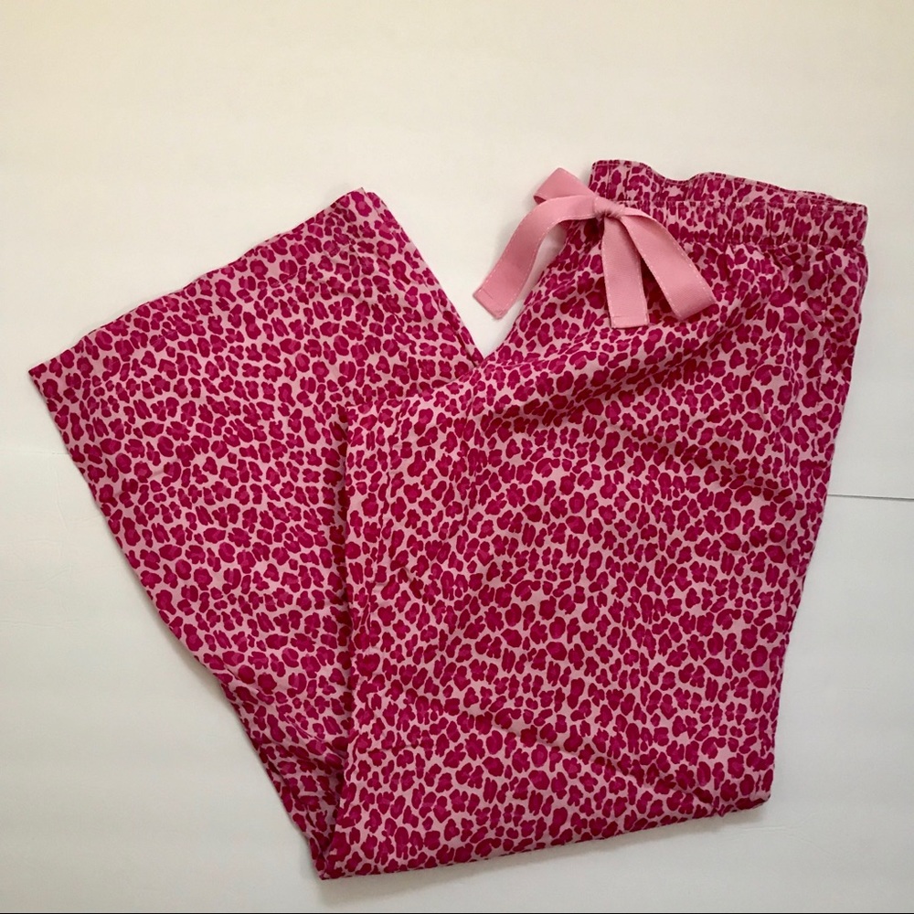 Old Navy Pajama Bottoms Pink Cheetah Print